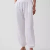 Cotton Gauze Easy Joggers