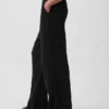 Cotton Gauze Easy Split-Hem Pants