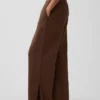 Cotton Gauze Easy Split-Hem Pants