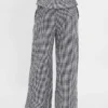 Cotton Gauze Easy Split-Hem Pants