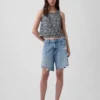 Cotton Gauze Racer Shell Tank Top