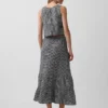 Cotton Gauze Tiered Easy Maxi Skirt