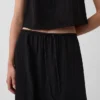 Cotton Gauze Tiered Easy Maxi Skirt