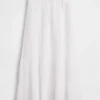 Cotton Gauze Tiered Easy Maxi Skirt