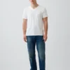 Cotton Jersey V-Neck T-Shirt
