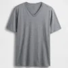 Cotton Jersey V-Neck T-Shirt