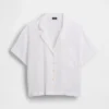 Crinkle Gauze Oversized Pj Shirt