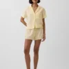 Crinkle Gauze Pj Shorts