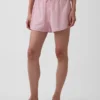 Crinkle Gauze Pj Shorts