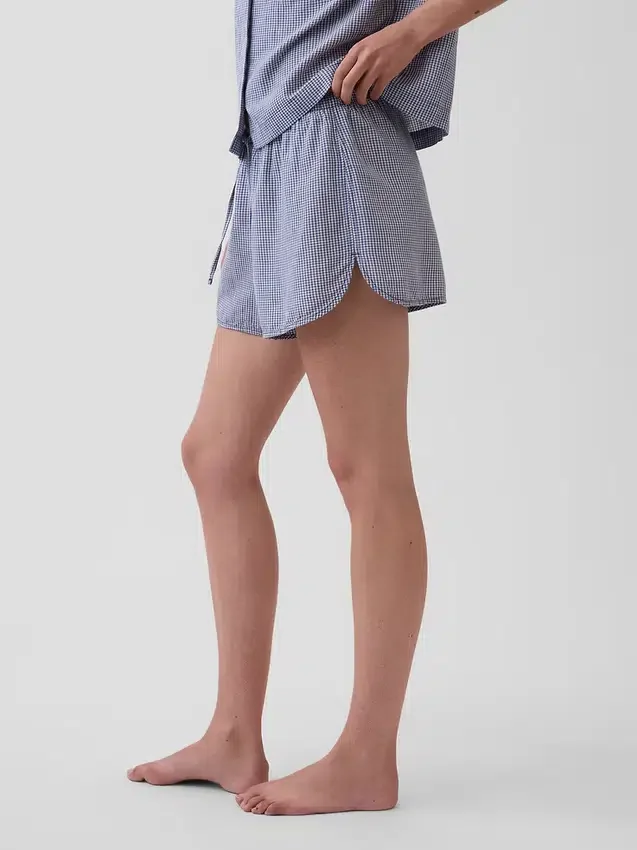 Crinkle Gauze Pj Shorts