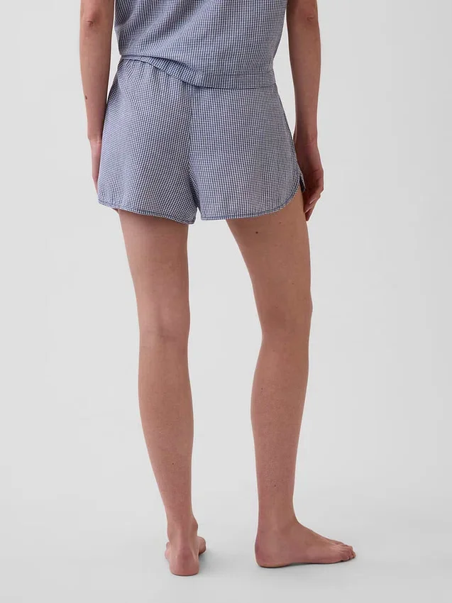 Crinkle Gauze Pj Shorts