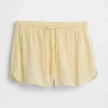 Crinkle Gauze Pj Shorts