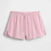 Crinkle Gauze Pj Shorts
