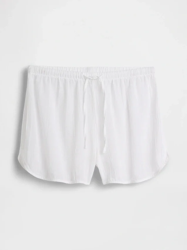 Crinkle Gauze Pj Shorts
