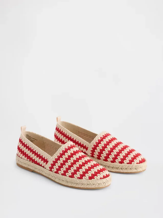 Crochet Espadrille Flats
