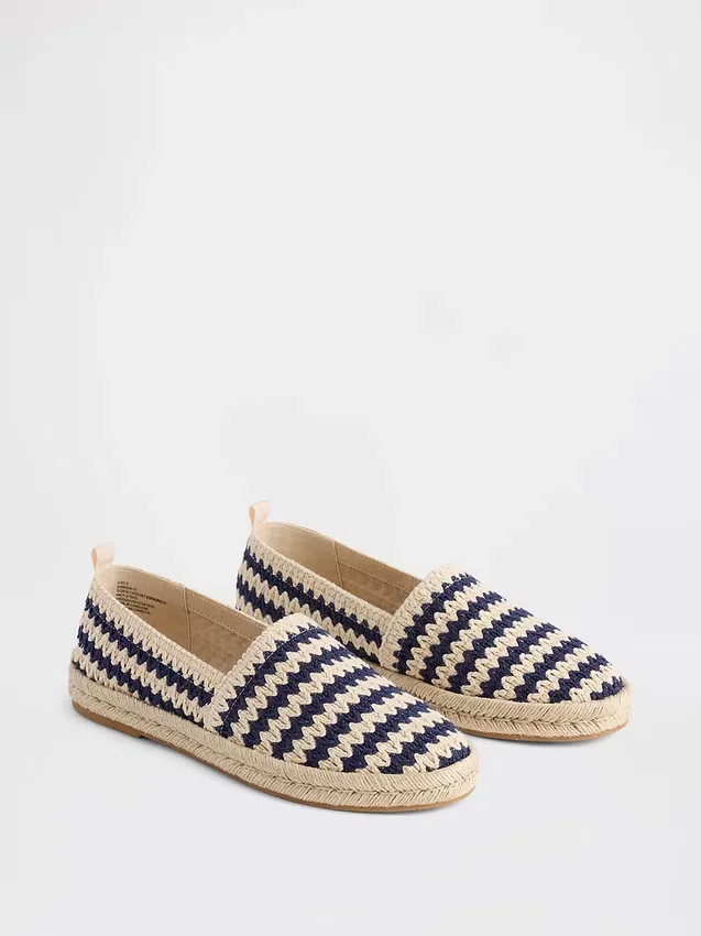 Crochet Espadrille Flats
