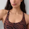 Cross-Back One-Piece Swimsuit