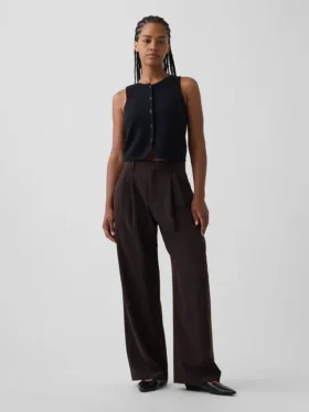 Curvy 365 High Rise Pleated Trousers