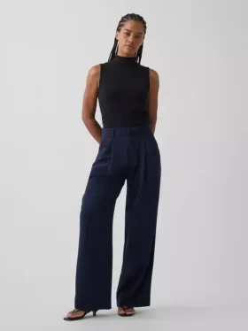 Curvy 365 High Rise Pleated Trousers