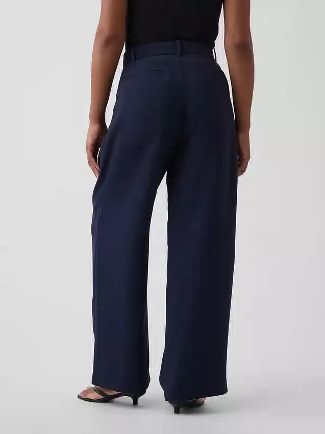 Curvy 365 High Rise Pleated Trousers