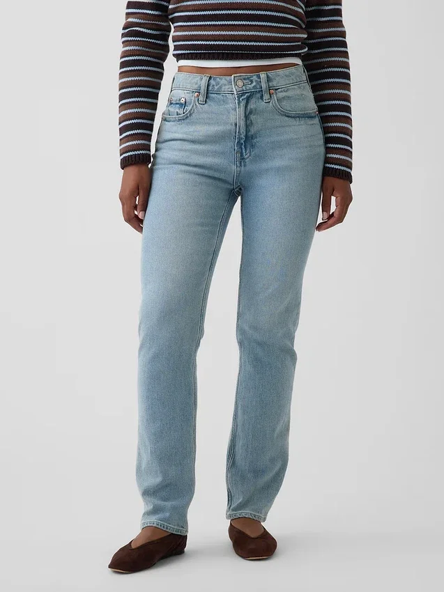 Curvy High Rise '90S Slim Straight Jeans