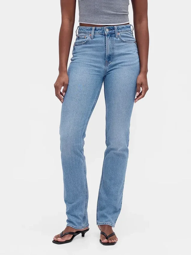 Curvy High Rise '90S Slim Straight Jeans