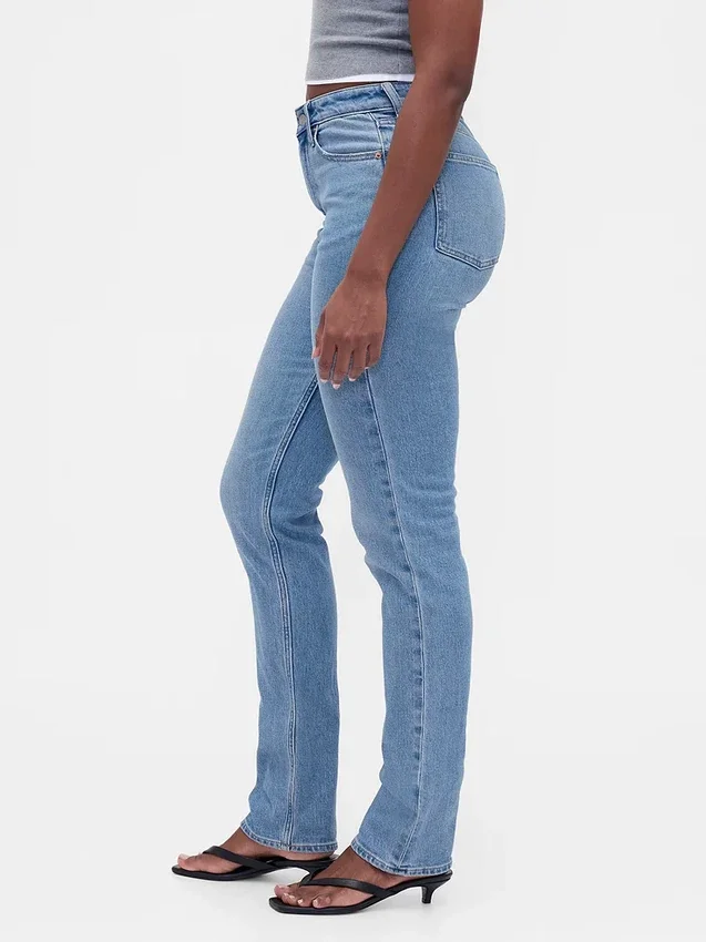 Curvy High Rise '90S Slim Straight Jeans