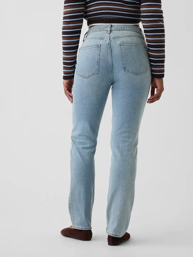 Curvy High Rise '90S Slim Straight Jeans