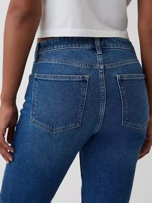 Curvy High Rise '90S Slim Straight Jeans