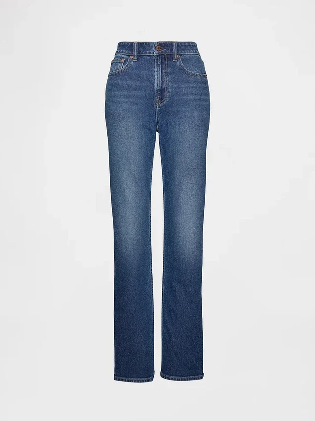 Curvy High Rise '90S Slim Straight Jeans