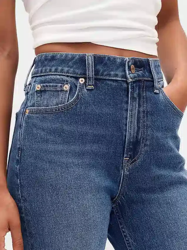 Curvy High Rise '90S Slim Straight Jeans