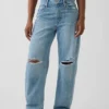 Curvy High Rise Barrel Jeans