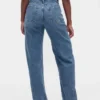 Curvy High Rise Barrel Jeans