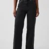Curvy High Rise Stride Wide-Leg Jeans