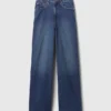 Curvy High Rise Stride Wide-Leg Jeans