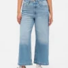 Curvy High Stride Wide-Leg Ankle Jeans