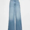 Curvy High Stride Wide-Leg Ankle Jeans