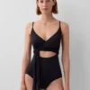 Cutout Wrap One-Piece Swimsuit