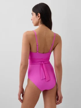 Cutout Wrap One-Piece Swimsuit
