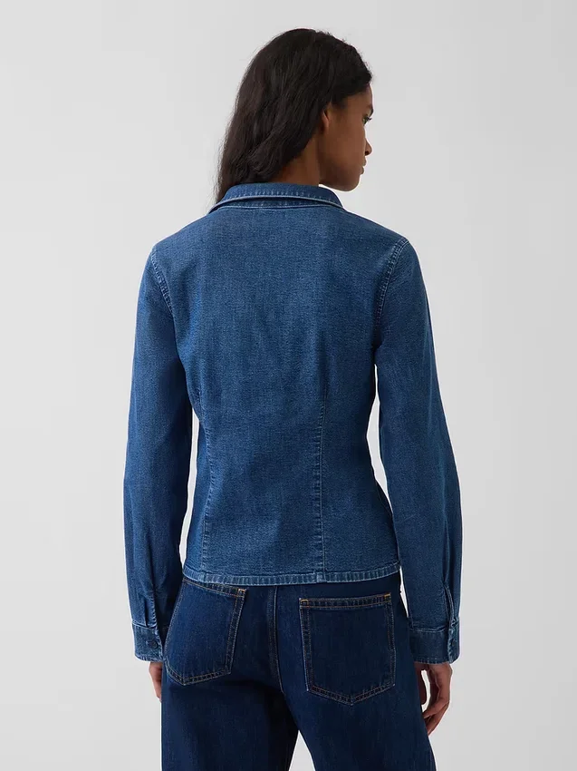 Denim Fitted Shirt