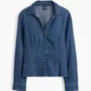 Denim Fitted Shirt