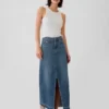 Denim Maxi Skirt