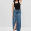 Denim Maxi Skirt