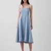 Denim Midi Dress