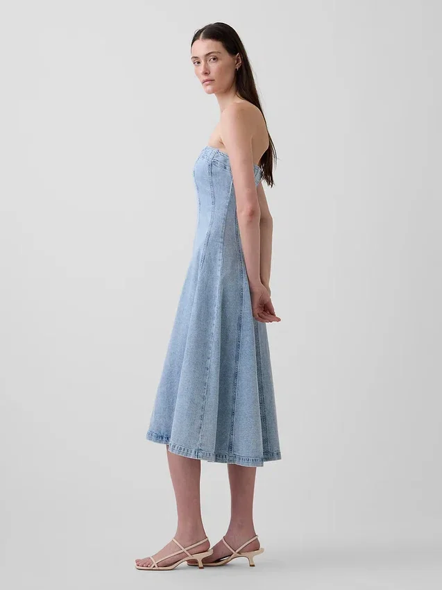 Denim Midi Dress