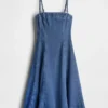 Denim Midi Dress
