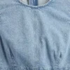 Denim Mini Shift Dress