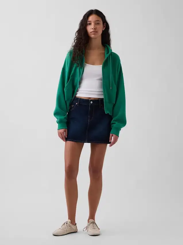 Denim Mini Skirt