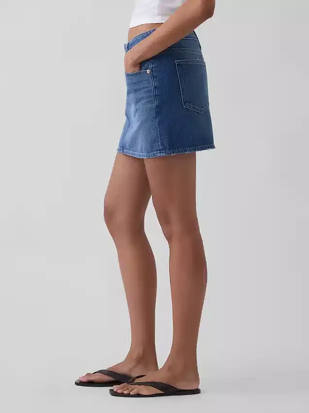 Denim Mini Skirt