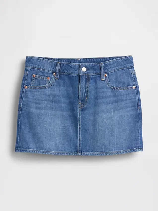 Denim Mini Skirt